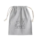 TOKOMOKOのポメラニアンと日本スピッツ Mini Drawstring Bag