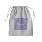 Purple好きと繋がりたいのPurple Mini Drawstring Bag