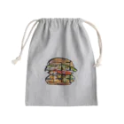 PuRiHaのハンバーガー３ Mini Drawstring Bag