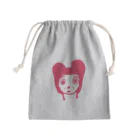 星のcapピンク Mini Drawstring Bag