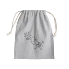 かんかん♪まーと＊。のゾウさんとお花 Mini Drawstring Bag