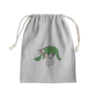 Hello Happy Catの壁野スキマちゃん Mini Drawstring Bag