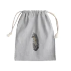 S.Dのちょこんと座る猫 Mini Drawstring Bag