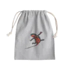 いきもの大好き！ほほえみフレンズのアカハライモリのキメポーズ Mini Drawstring Bag