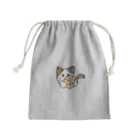 グリヴェール森の雑貨のねこ【ミケ】 Mini Drawstring Bag