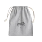 NIKORASU GOのノスタルジーデザイン「バイクで走り去る」 Mini Drawstring Bag