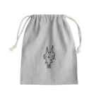 カイト/趣味・ヤドカリ@マーベル、The Boys等のしっぽのないネコちゃん Mini Drawstring Bag