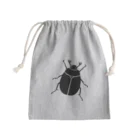 Alba spinaの黄金虫シルエット Mini Drawstring Bag