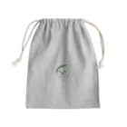 HAPPY CHISA DESIGNのこどもの絵 GREEN Mini Drawstring Bag