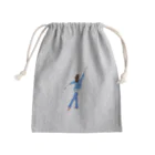 ペンと剣のBallet lesson -blue Mini Drawstring Bag