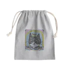 モフねこ部のおちりPON猫 Mini Drawstring Bag