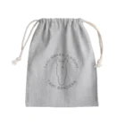 TaikiRacingClubShopのmarulogo【BND】kuro Mini Drawstring Bag