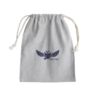 HAJIME AYUMUのHAJIME AYUMU ～A COOL BLUE CAT WITH WINGS～ Mini Drawstring Bag