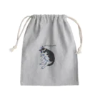 ねこねこ堂の落ちてる猫（ハチワレ） Mini Drawstring Bag