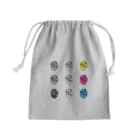 morikikiのFace Face Face C Mini Drawstring Bag