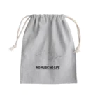 tieのねこバンド白 Mini Drawstring Bag