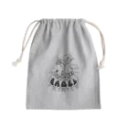 nidan-illustrationの"BABEL" Mini Drawstring Bag