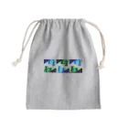 MUGURa-屋のジグジグザグザグ Mini Drawstring Bag