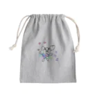 ポンケのおみせのくまっこ Mini Drawstring Bag