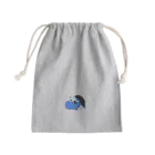 時計塔のかめくん　ブルー Mini Drawstring Bag