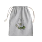 けちゃっぷごはんのお店のメロンパンとねこ Mini Drawstring Bag