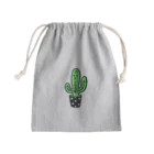 Andiamoの毛深サボテン Mini Drawstring Bag