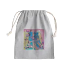 𝙈𝙊𝙈𝙊'𝙨 𝙎𝙝𝙤𝙥の90's anime & momo #02 Mini Drawstring Bag