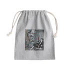 PALA's SHOP　cool、シュール、古風、和風、のお化け灯篭 Mini Drawstring Bag