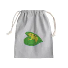 LalaHangeulのPhyllobates terribilis(猛毒吹矢ガエル)　英語バージョン Mini Drawstring Bag