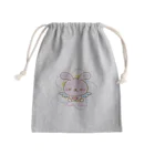 Anela’Eheuの天使のうさぎハピバニちゃん Mini Drawstring Bag