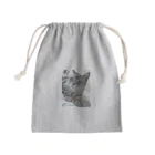溺愛系☺︎いちご☆ちょん☺︎のネコのアクセル Mini Drawstring Bag