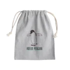 LalaHangeulのアデリーペンギン3号　(英語バージョン) Mini Drawstring Bag