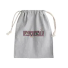 Ｌｏｖｅ ａｎｄ ｇｒｏｗｔｈのB-pink【 baby growth】 Mini Drawstring Bag