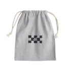 L-moonのチェック〜モノクロ〜 Mini Drawstring Bag