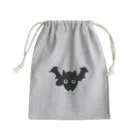 amemugi（あめむぎ）の悪魔みたいな猫 Mini Drawstring Bag