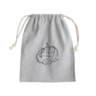 Note-pencilの美味しそうなかめ Mini Drawstring Bag