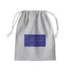 Ａ’ｚｗｏｒｋＳの一番コワいヤツ　ブルースクリーン Mini Drawstring Bag