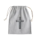 kimchinのメタリックな十字架 Mini Drawstring Bag