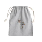 らっこのくまのパン屋さん Mini Drawstring Bag