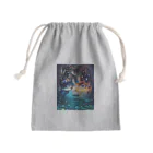 【ホラー専門店】ジルショップの(サイズをリメイク)海中フェイスアート Mini Drawstring Bag