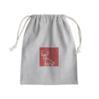 satayaのトナカイ Mini Drawstring Bag