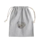 ポメラニアン×シーズーむーちゃんのポメシーむーちゃん目瞑り Mini Drawstring Bag