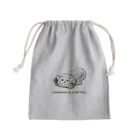 犬グッズの店しえるぶるーのミトンに入ったチワワ(クリーム)   Mini Drawstring Bag