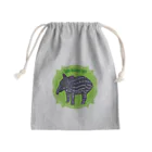 LalaHangeulのBaby Malayan tapir(マレーバクの子供) Mini Drawstring Bag