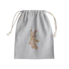 🤍一ノ瀬 彩 🐇⸒⸒ suzuri支店🤍の甘えんぼウサギ【ゆめかわアニマル】 Mini Drawstring Bag