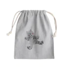 🤍一ノ瀬 彩 🐇⸒⸒ suzuri支店🤍の甘えんぼイヌ【ゆめかわアニマル】 Mini Drawstring Bag