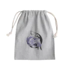 芝生の群生地の白蓮巾着 Mini Drawstring Bag