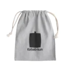 ケバブくんのおみせのモノクロロゴきんちゃく Mini Drawstring Bag