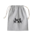 無真獣73号の吼える猫の紋章布かばん・明色向け Mini Drawstring Bag