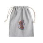 One Day Surf. by Takahiro.Kのhibiscus & dolphins Mini Drawstring Bag